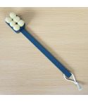 Rubbing Back Bath Brush Long Handle Soft Hair Bath Brush Detachable Face Wash Brush(Ink Green)