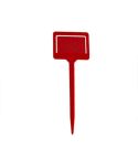 2 PCS Garden Plant Plastic Insert Labels(Red)