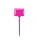 2 PCS Garden Plant Plastic Insert Labels(Pink)