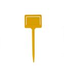 2 PCS Garden Plant Plastic Insert Labels(Yellow)