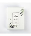 3 inch Colorful Starry Series PU Cover Album Photo Movie Ticket Storage Collection Photo Album Book(Panda)