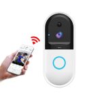 B50 720P Smart WiFi Video Visual Doorbell, Support Phone Remote Monitoring & Night Vision & SD Card (White)