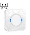 P6 110dB Wireless IP55 Waterproof Low Power Consumption WiFi Doing-dong Doorbell Receiver, Receiver Distance: 300m, US Plug(White)