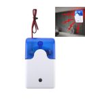 103 Mini Strobe Siren Durable Home Security Alarm System (Blue)
