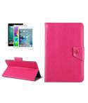 9 inch Tablets Leather Case Crazy Horse Texture Protective Case Shell with Holder for ONDA V891w, Ramos i9s Pro & Win8, Colorfly i898W & i898A(Magenta)