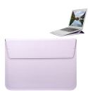 Universal Envelope Style PU Leather Case with Holder for Ultrathin Notebook Tablet PC 15.4 inch, Size: 39x28x1.5cm(Purple)