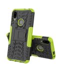 Tire Texture TPU+PC Shockproof Phone Case for Xiaomi Redmi Note 7, with Holder