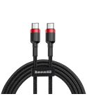 Baseus CATKLF-H91 Cafule Series USB-C / Type-C PD 2.0 60W Flash Charge Cable, Cable Length: 2m