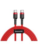 Baseus CATKLF-H09 Cafule Series USB-C / Type-C PD 2.0 60W Flash Charge Cable, Cable Length: 2m