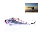 HENGJIA VI026 7cm/24g Full Swimming Layer Plastic Hard Baits Fishing Lures Set Tackle Baits, Bagged (1#)