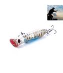 HENGJIA PO032 8cm/12g Simulation Hard Baits Fishing Lures with Hooks Tackle Baits Fit Saltwater and Freshwater (1#)