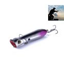 HENGJIA PO032 8cm/12g Simulation Hard Baits Fishing Lures with Hooks Tackle Baits Fit Saltwater and Freshwater (2#)