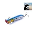 HENGJIA PO032 8cm/12g Simulation Hard Baits Fishing Lures with Hooks Tackle Baits Fit Saltwater and Freshwater (4#)