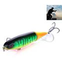HENGJIA PE018 10cm/13g Propeller Tractor Shaped Hard Baits Fishing Lures Tackle Baits Fit Saltwater and Freshwater (4#)
