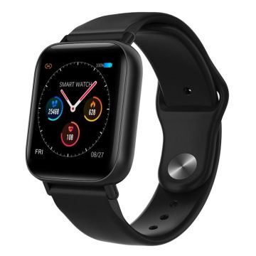 Q10 Fashion Smart Sports Watch, 1.3 inch TFT Screen, IP67 Waterproof, Support Heart Rate / Blood Pressure Monitoring / Sleep Monitoring / Sedentary Reminder (Black)