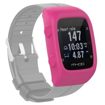 Smart Watch Silicone Protective Case for POLAR M430(Rose Red)