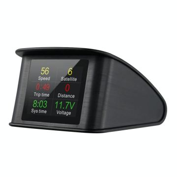 T600 HUD 2.2 inch Car GPS Smart Digital Meter with TFT LCD Multi-color, Speed & Driving Distance / Time & Voltage Display, Over Speed Alarm, Low Voltage Alarm, Kilometers & Miles Switching