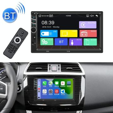 7013B HD 7 inch Car Radio Receiver MP5 Player, Support FM & Bluetooth & TF Card & Phone Link & Wired Carplay