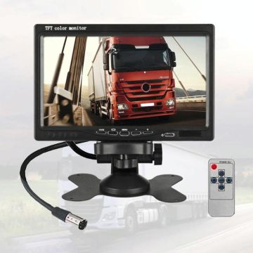 PZ-708 7.0 inch TFT LCD Car Rearview Monitor with Stand and Remote Control