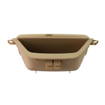 Car Front Left Inside Doors Handle Pull Trim Cover 5141 7394 519-1 for BMW X3 X4, Left Driving (Beige)