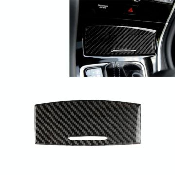 Car Carbon Fiber Gear Shift Ashtray Decorative Sticker for Infiniti Q50 / Q60 2014-2020
