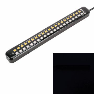 155mm DC12-24V / 2.2W Motorcycle LED Dynamic Blinker Side Lights Flowing Water Brake Lamp Turn Signal Light, Cable Length: 1m