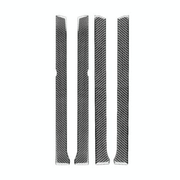 4 PCS / Set Carbon Fiber Car Window Inside Decorative Sticker for Toyota 4Runner 2010-2020