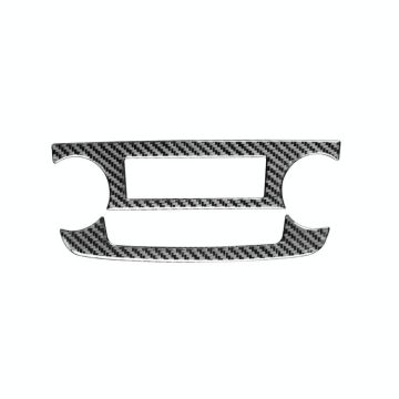 2 PCS / Set Carbon Fiber Car Central Control CD Volume Switch Frame Decorative Sticker for Honda CRV 2007-2011,Left and Right Drive Universal