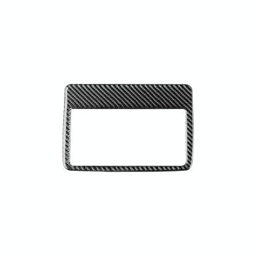 Carbon Fiber Car Navigation Frame Decorative Sticker for Audi Q3 2013-2018,Left and Right Drive Universal