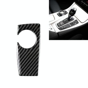 Carbon Fiber Car Handbrake Below Panel Decorative Sticker for BMW 5 Series F07 F10 F25 F26 / GT X3 X4 2009-2016,Sutible for Right Driving