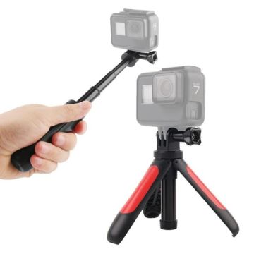 GP446 Multifunctional Mini Fixed Tripod for GoPro, Insta360, DJI and Other Action Cameras(Red)