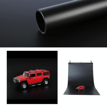100x200cm PVC Paper Matte Photography Background(Black)
