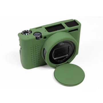 Soft Silicone Protective Case for Sony Cyber-Shot RX100 VII / RX100 M7 (Green)