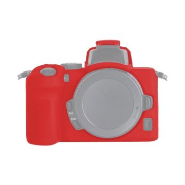 Soft Silicone Protective Case for Nikon Z50 (Red)