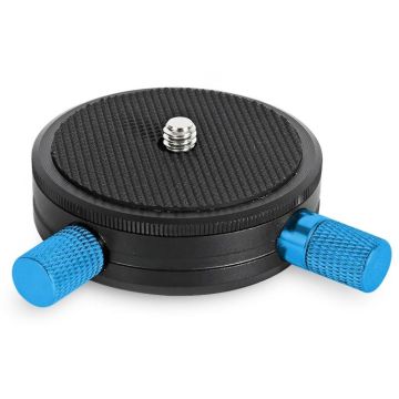 BEXIN QR-02 360 Degree Rotation Quick Release Head Camera Tripod Base Plate (Black)