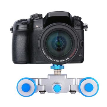 YELANGU L3 Camera Wheels Autodolly Electric Track Slider Car, Load: 6kg (Blue)