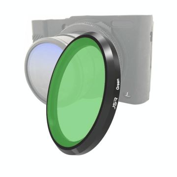 JSR Colored Lens Filter for Panasonic LUMIX LX10(Green)