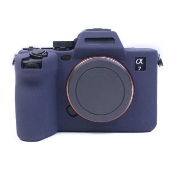 Soft Silicone Protective Case for Sony A7 IV (Blue)
