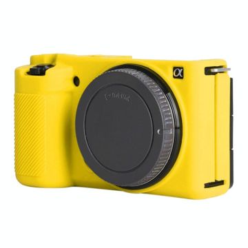 For Sony ZV-E10 Soft Silicone Protective Case (Yellow)