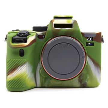 For Sony  A7S III / A7S3 Soft Silicone Protective Case(Camouflage)