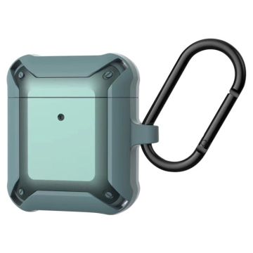 Wireless Earphones Shockproof Bumblebee Armor Silicone Protective Case For AirPods 1 / 2(Green)