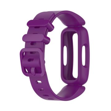 For Fitbit Inspire 2 Silicone Watch Band(Purple)