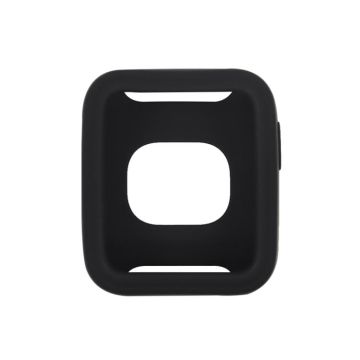 For Xiaomi Redmi Watch Pure Color Silicone Protective Case(Black)
