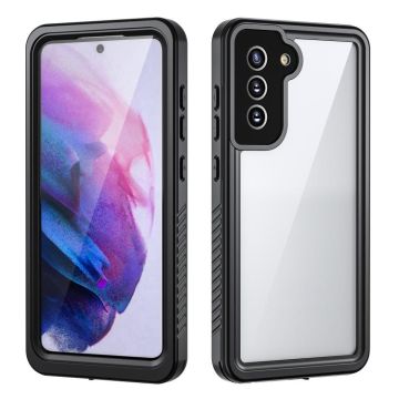 For Samsung Galaxy S21 FE RedPepper Shockproof IP68 Waterproof PC + TPU Protective Case(Black)