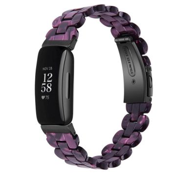 For Fitbit Inspire 2 / Inspire Oval Resin Watch Band(Purple Light)