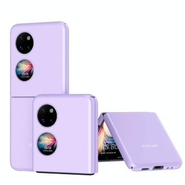 For Huawei P50 Pocket Skin Feel Frosted Electroplated Phone Case(Purple)