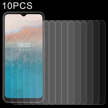 10 PCS 0.26mm 9H 2.5D Tempered Glass Film For Nokia C21 Plus