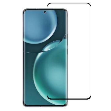 Edge Glue 3D Curved Edge Full Screen Tempered Glass Film For Honor Magic4(Black)