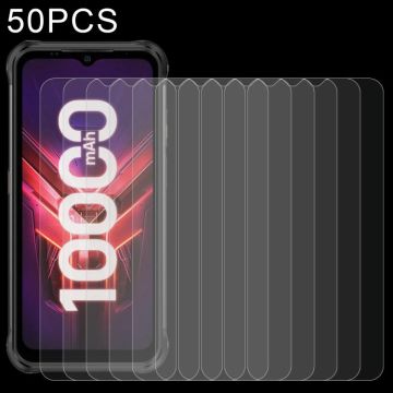 50 PCS 0.26mm 9H 2.5D Tempered Glass Film For Ulefone Power Armor 14 Pro
