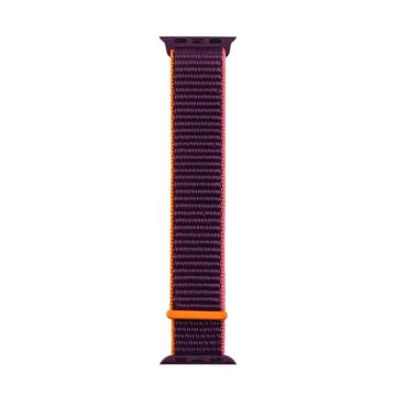 For Apple Watch Series 7 41mm / 6 & SE & 5 & 4 40mm / 3 & 2 & 1 38mm Mutural Nylon Watch Band(Plum Color)